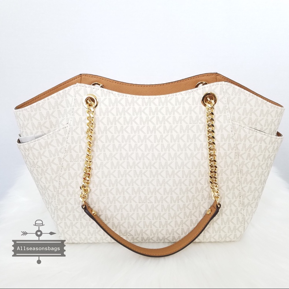 Michael Kors Jet set Large chain shoulder tote bag - Picture 7 of 8